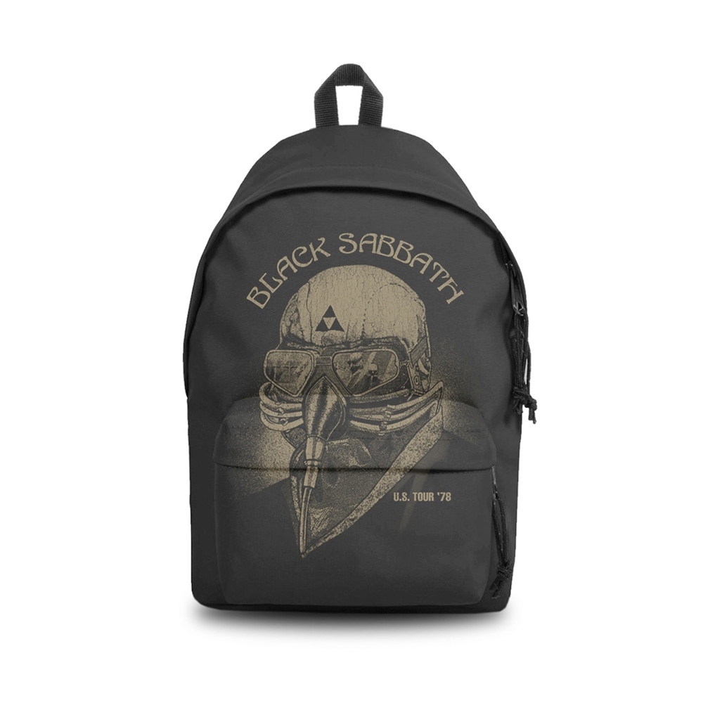 Rocksax Black Sabbath - Never Say Die Rucksack - Schwarz